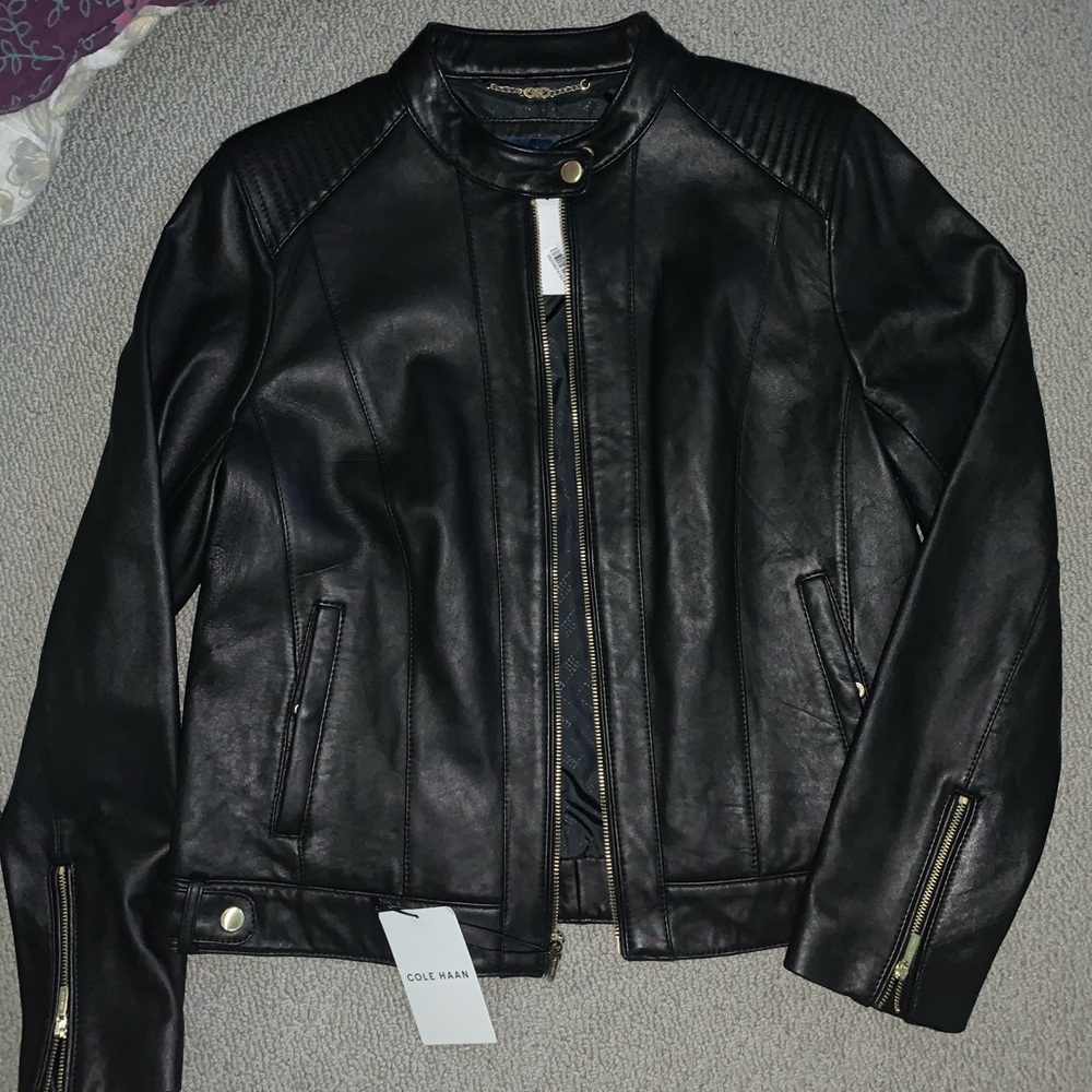 Cole Haan REAL LEATHER coat